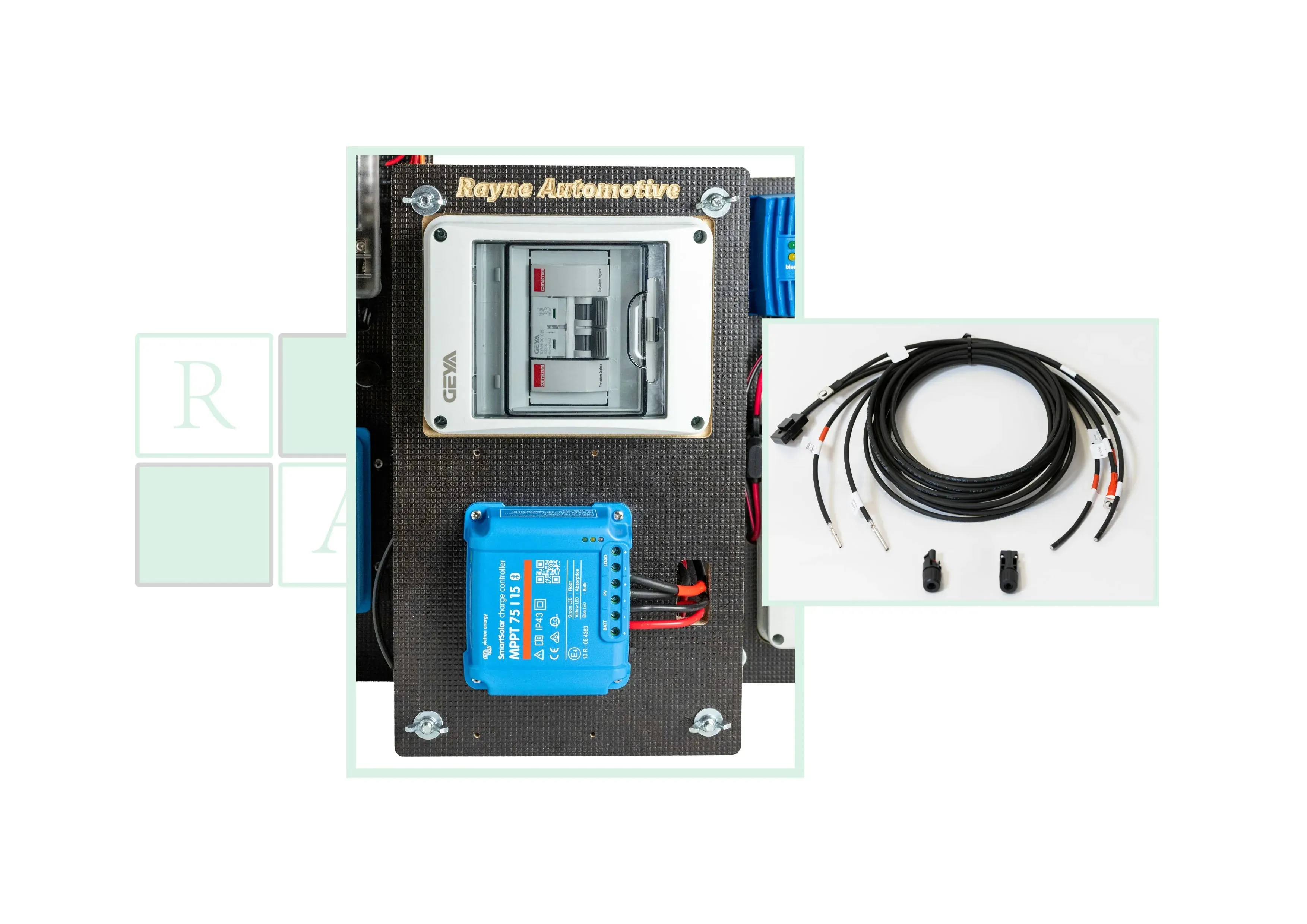 Off-Grid Campervan Electrics Bundle: 12V Monitor and Solar Pre-wired Power Boards - Image 3