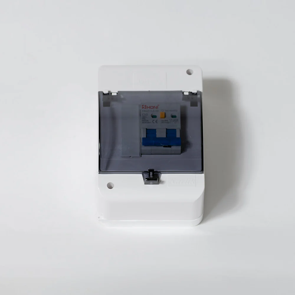 Mains Double Pole 1-way RCBO Consumer Unit