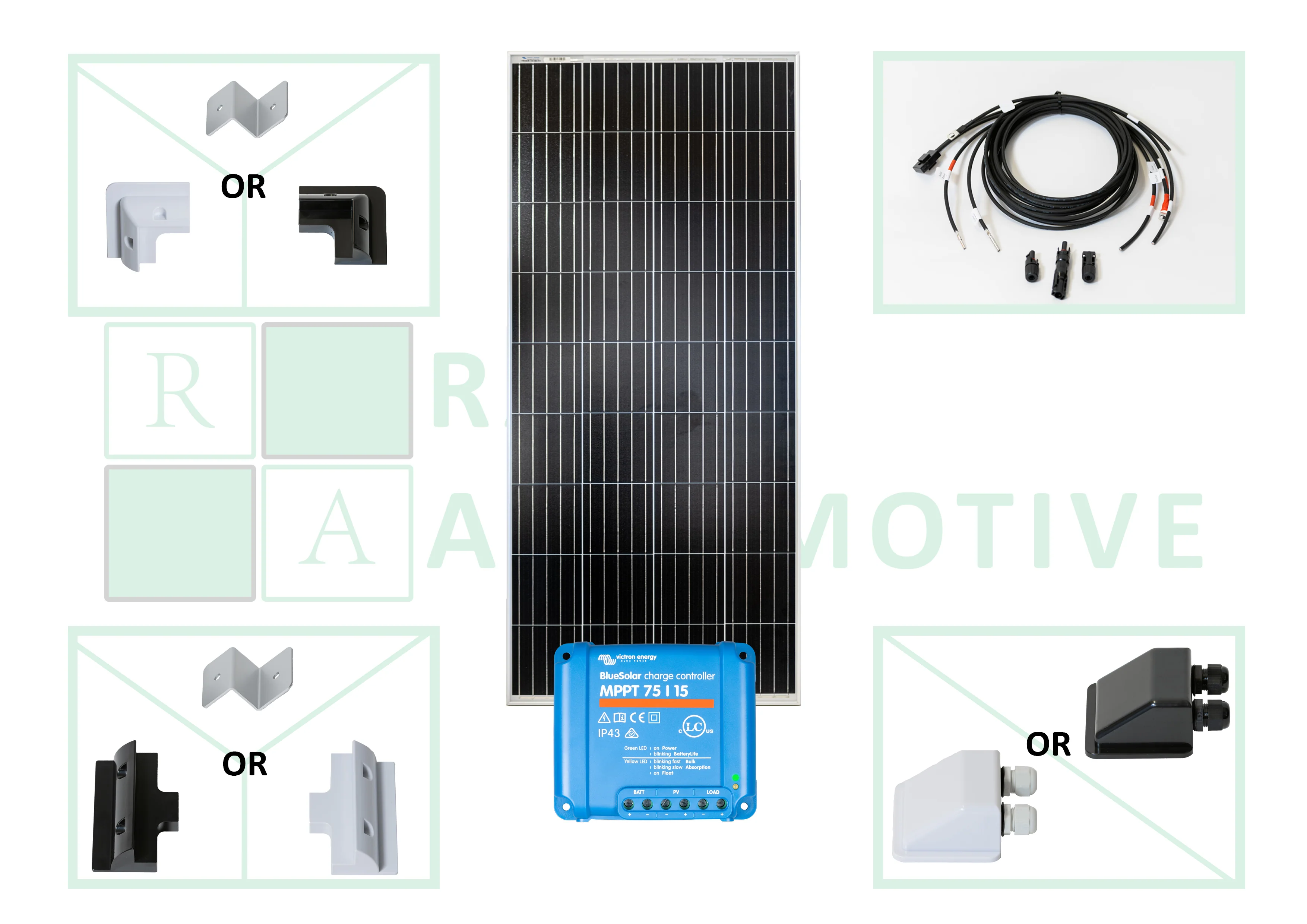 185W Victron Solar Panel Kit For Off-Grid Power
