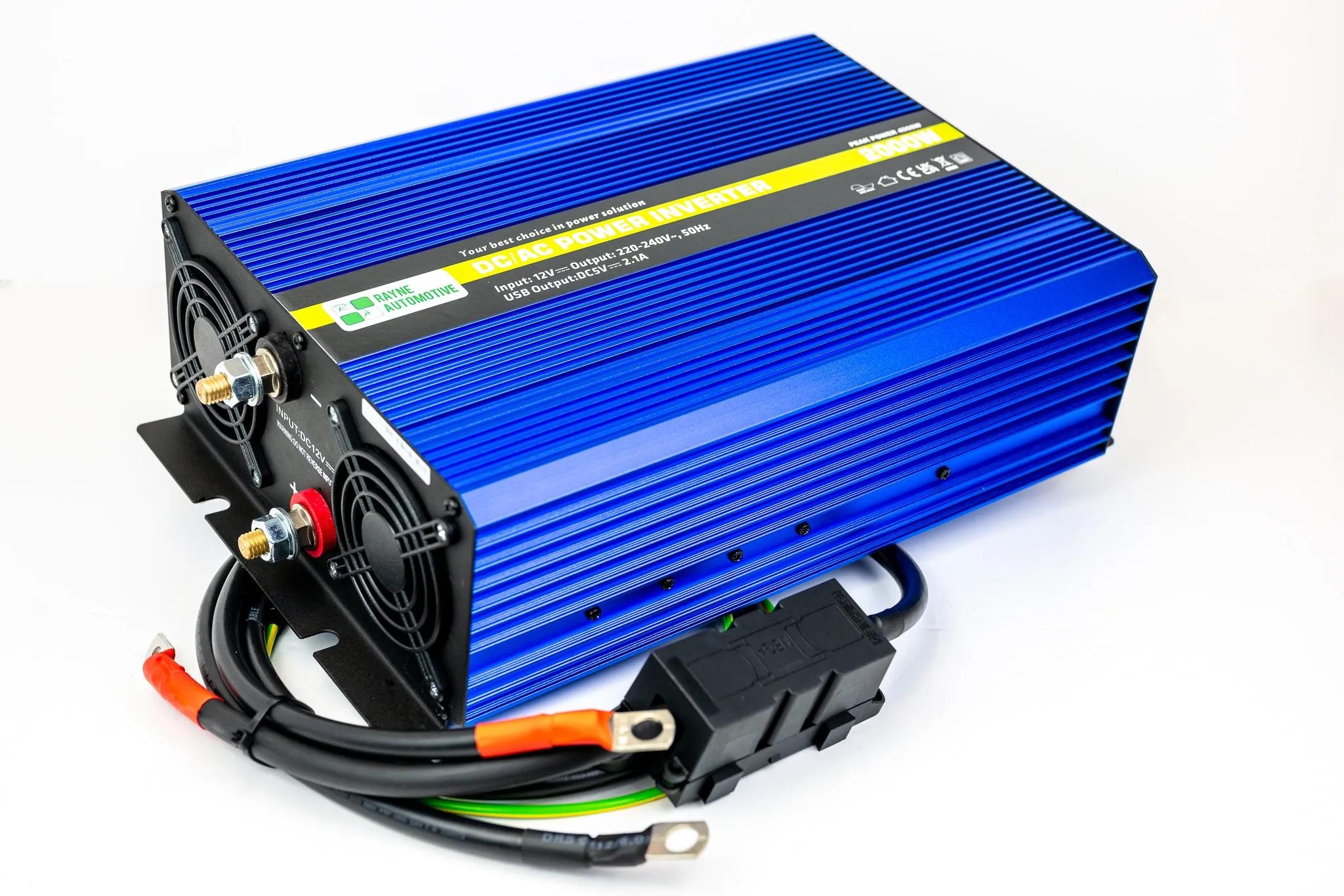 2000W Pure Sine Wave Inverter With Leads