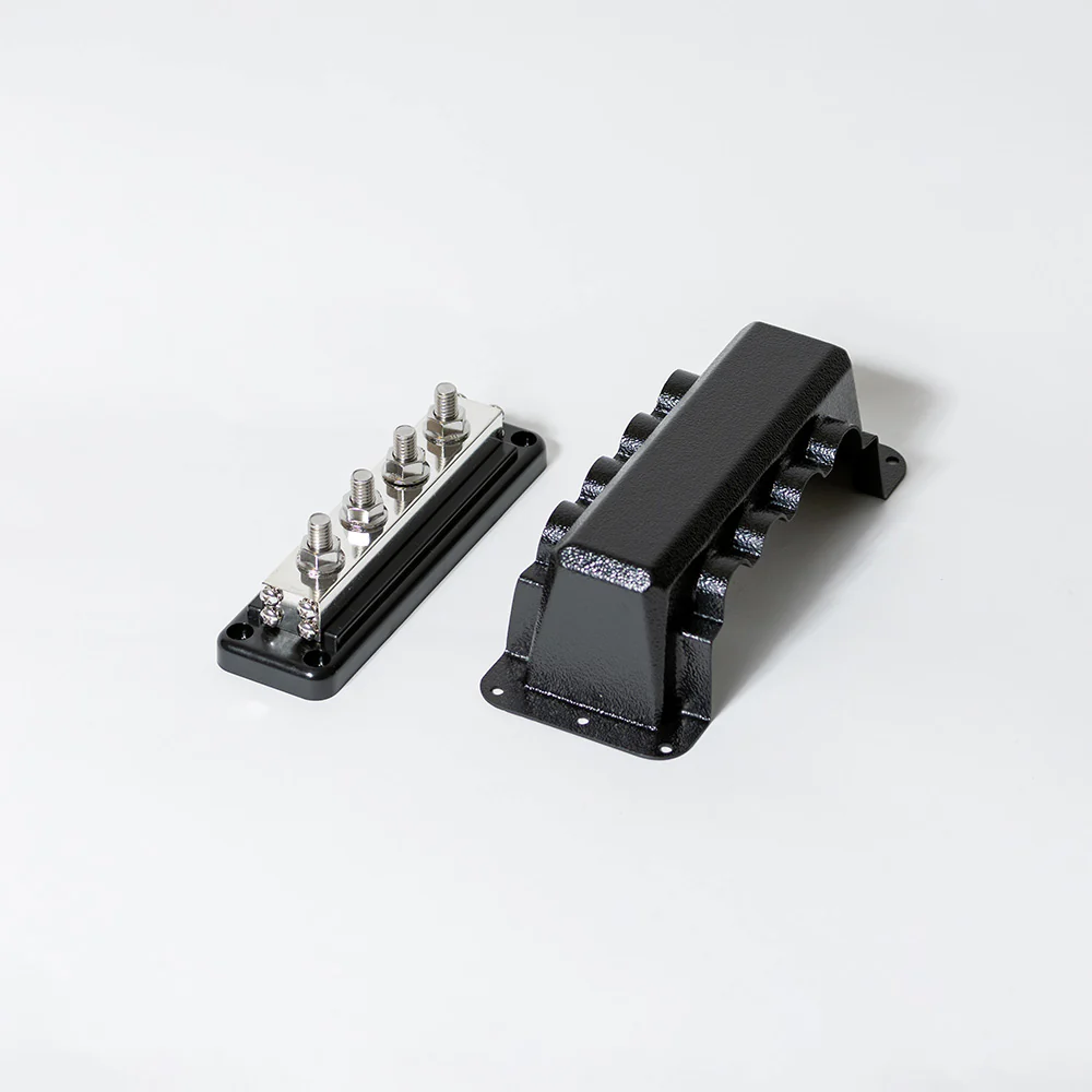 Victron Energy Busbar 600A With 4 Terminals With Cover