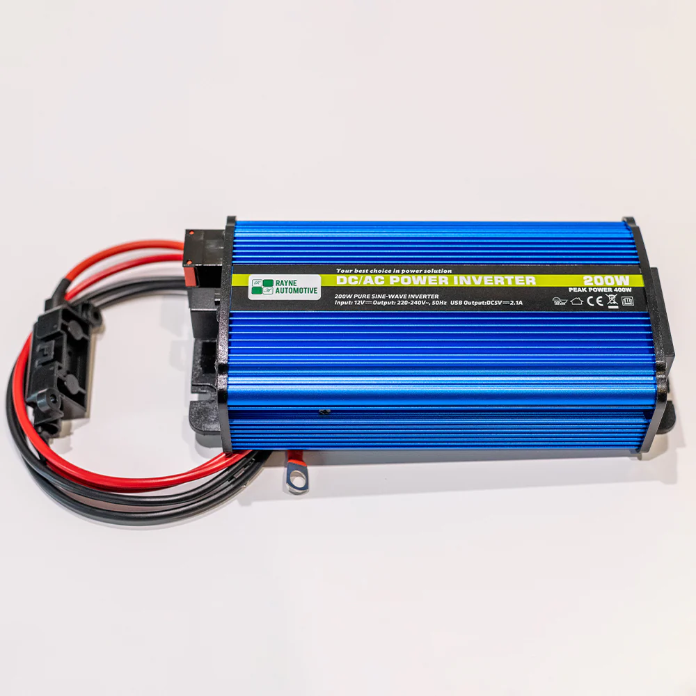 200W Pure Sine Wave Inverter With Leads - Image 2