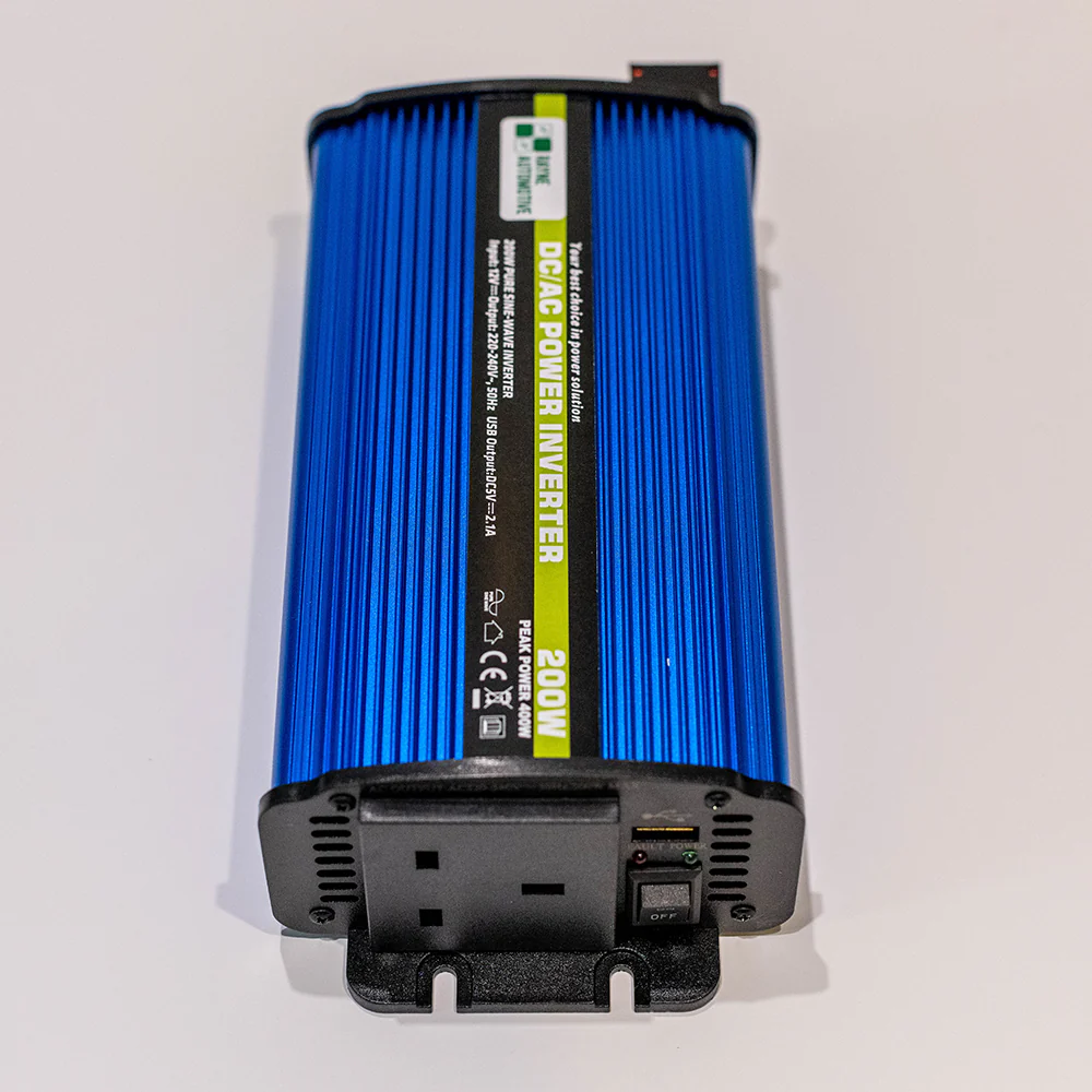 200W Pure Sine Wave Inverter With Leads - Image 3